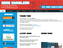 Tablet Screenshot of indie-gameleon.org